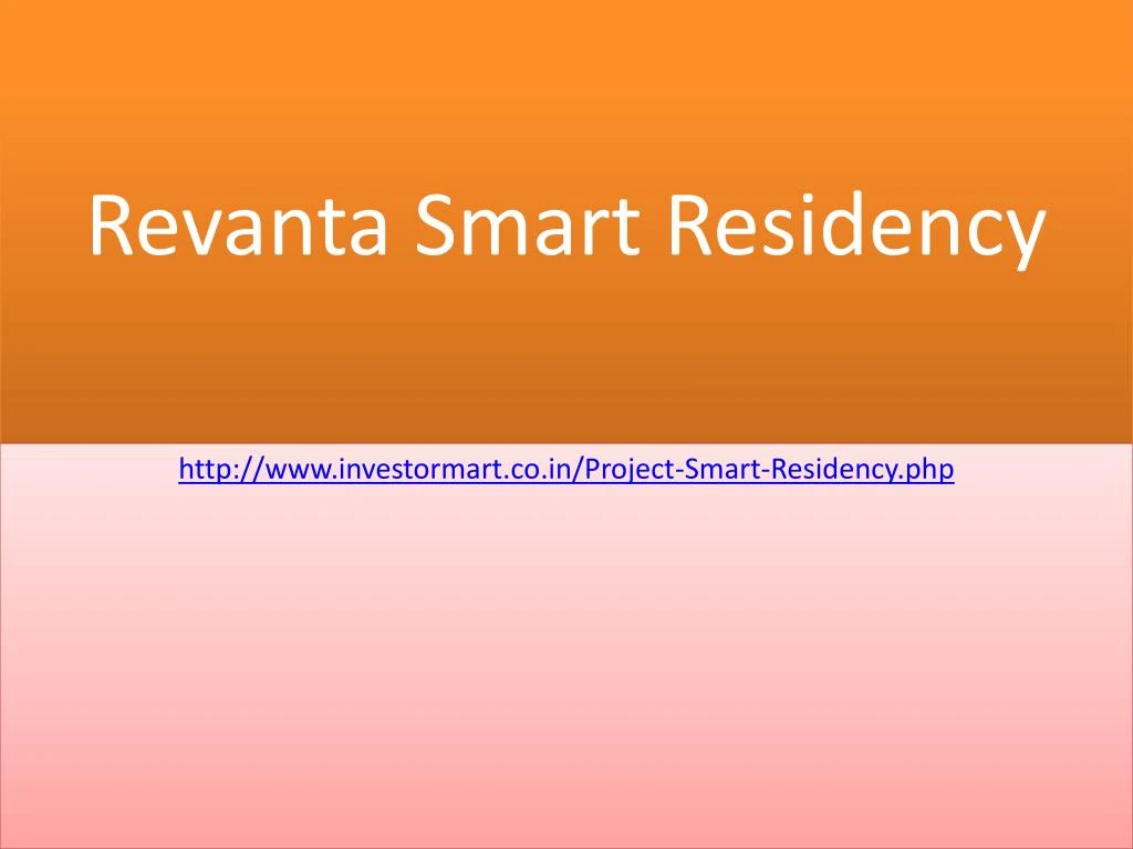 revanta smart residency n.