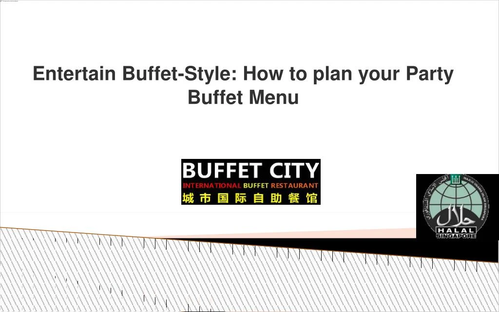 entertain buffet style how to plan your party buffet menu n.