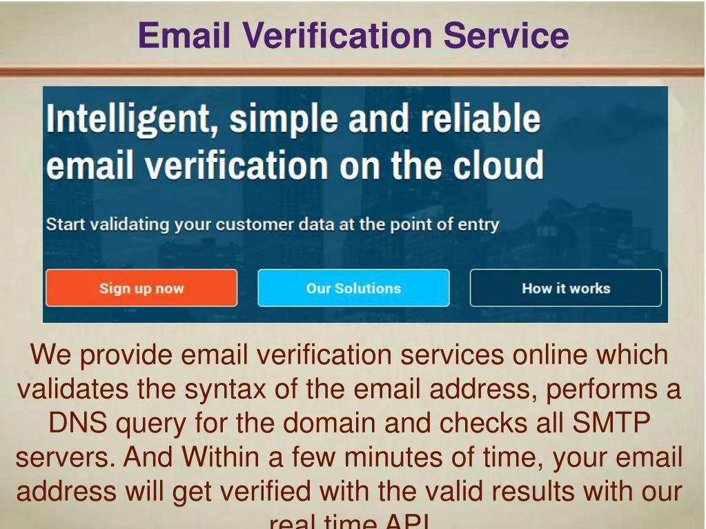 verify email ids