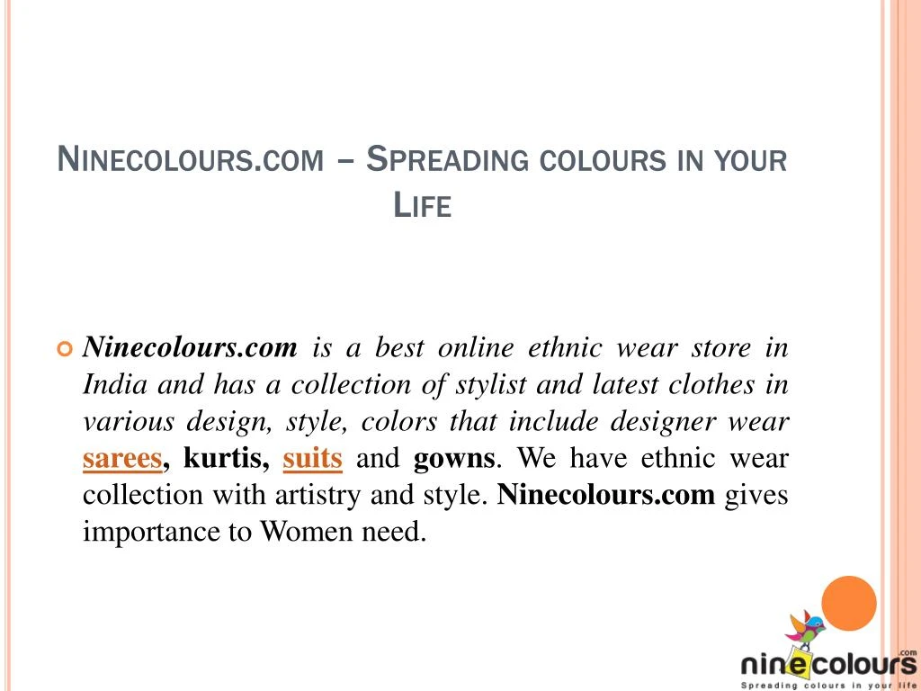 ninecolours com spreading colours in your life n.