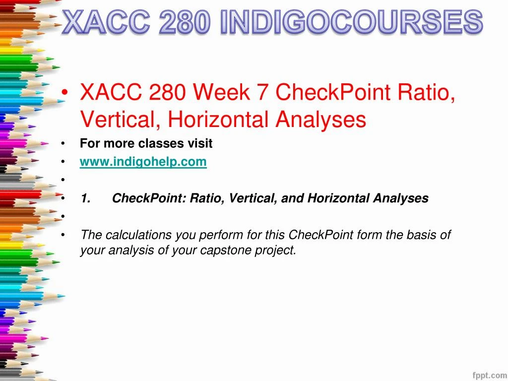xacc 280 financial analysis xacc 280 financial analysis