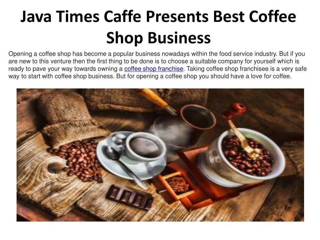 java times caffe presents best coffee shop business n.