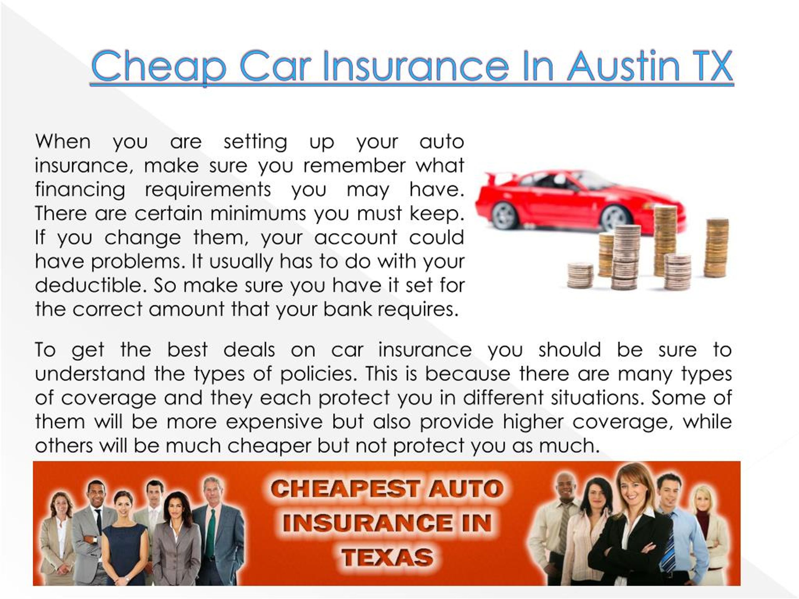 PPT - Cheapest Liability Car Insurance Texas PowerPoint Presentation