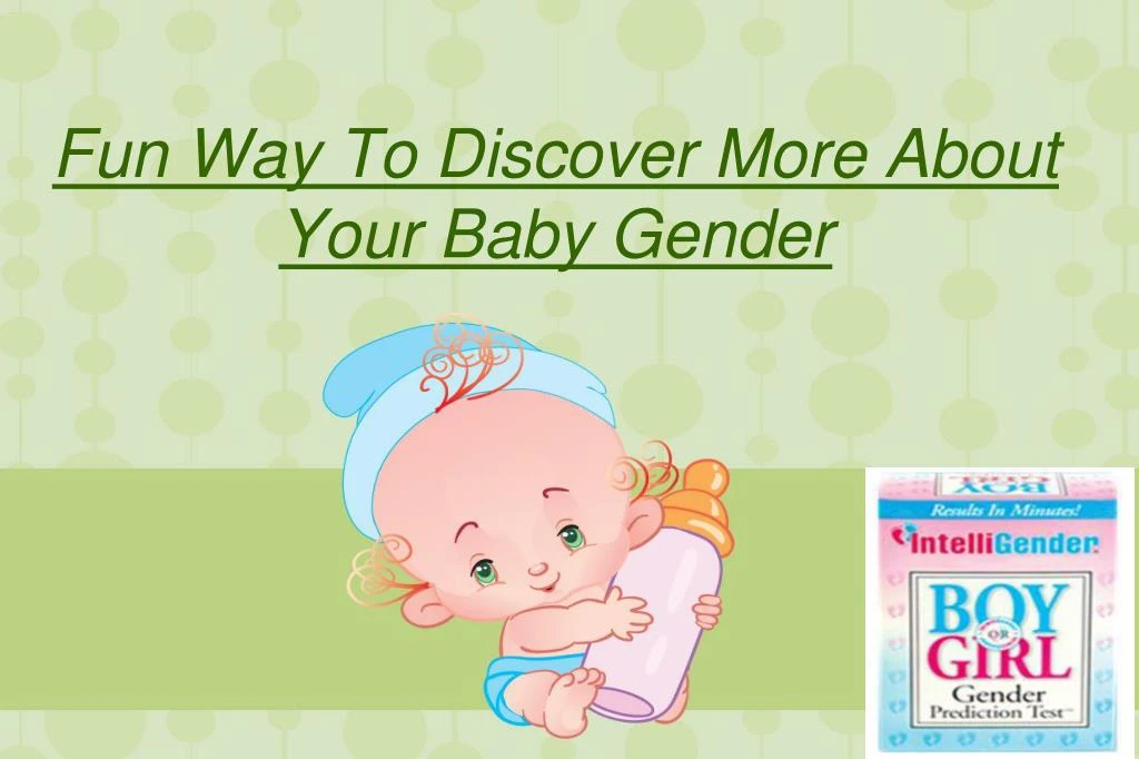 fun way to discover more about your baby gender n.