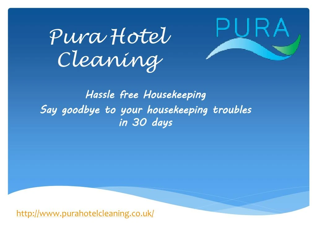 pura hotel cleaning n.