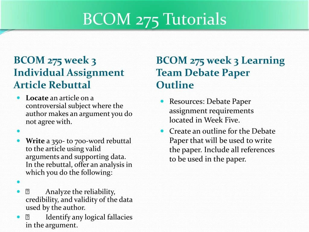 xbcom 275 debate paper Free essays on rebuttal search uopbcom 275 week 3 individual article rebuttal bcom 275 week 3 individual article rebuttal locate an article on a. xbcom 275 debate paper Free essays on rebuttal search uopbcom 275 week 3 individual article rebuttal bcom 275 week 3 individual article rebuttal locate an article on a.