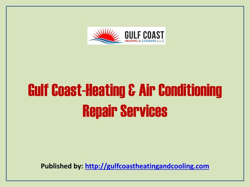 gulf coast heating air conditioning repair services n.