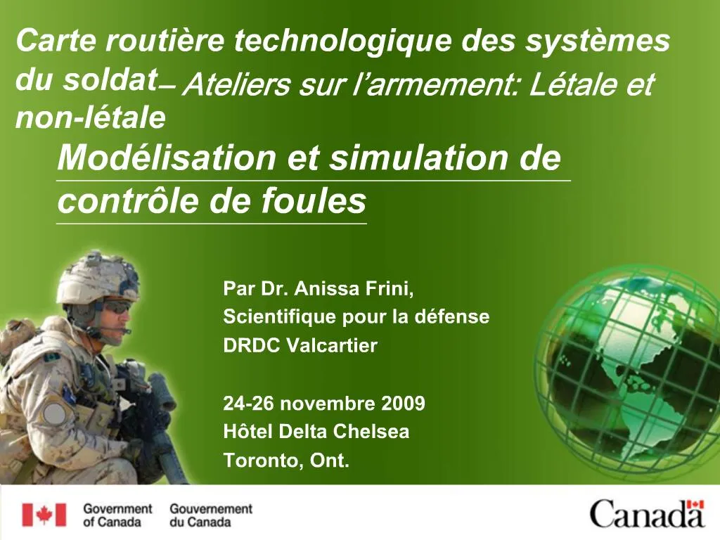 PPT - Mod Lisation Et Simulation De Contr Le De Foules PowerPoint ...