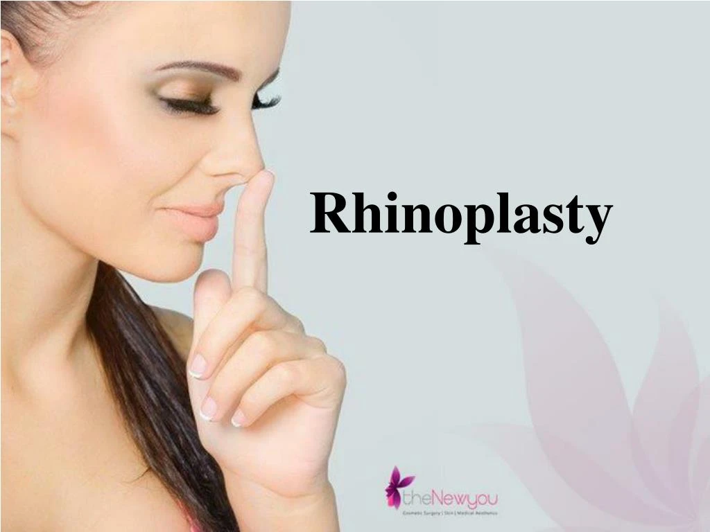 rhinoplasty n.