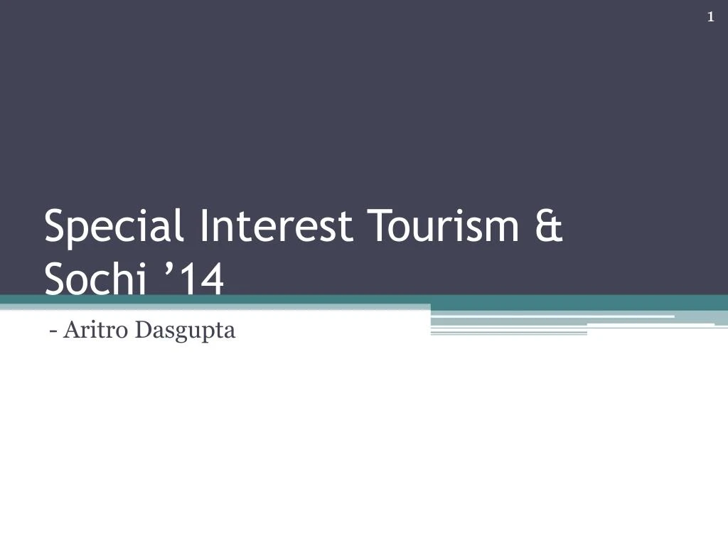 special interest tourism sochi 14 n.