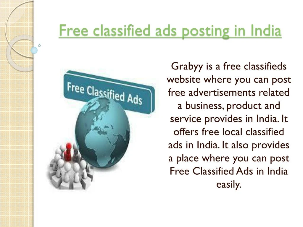 Ppt Free Classified Ads Posting In India Powerpoint Presentation Free Download Id7184868 6336