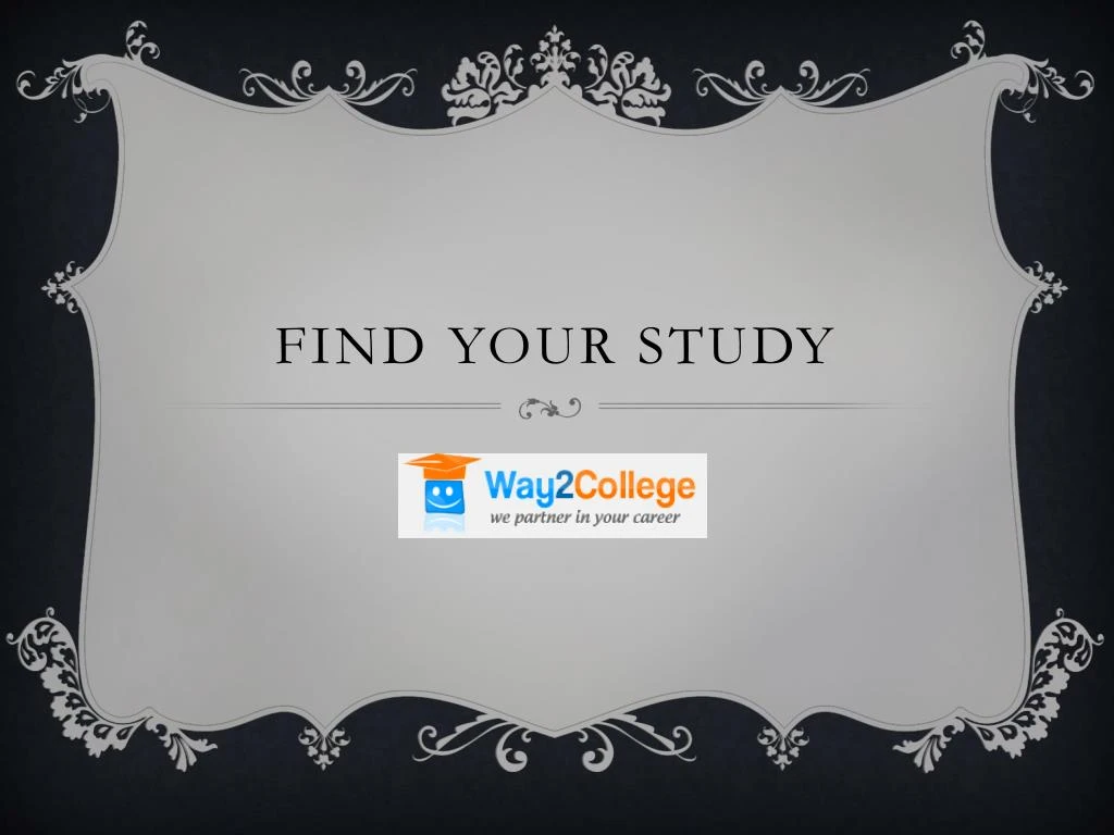 find your study n.