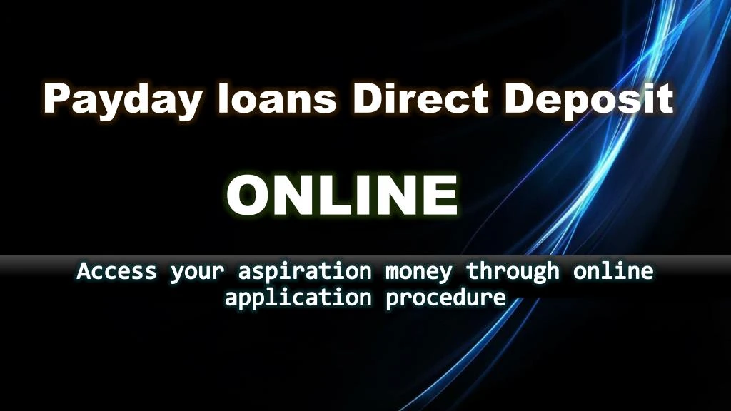 payday loans direct lender no faxing