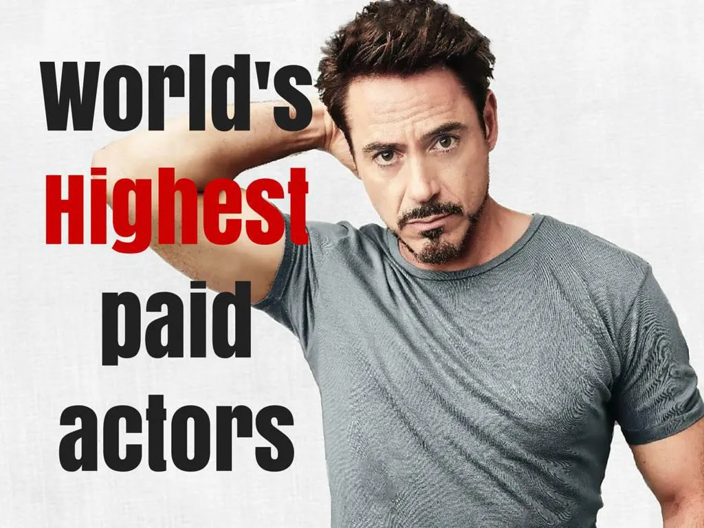 Ppt Worlds Highest Paid Actors Powerpoint Presentation Free