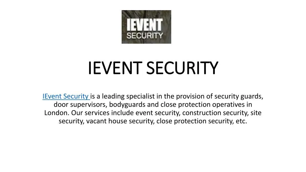 ievent security n.
