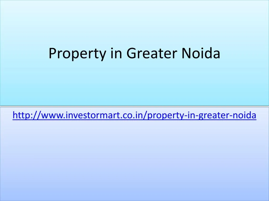 property in greater noida n.