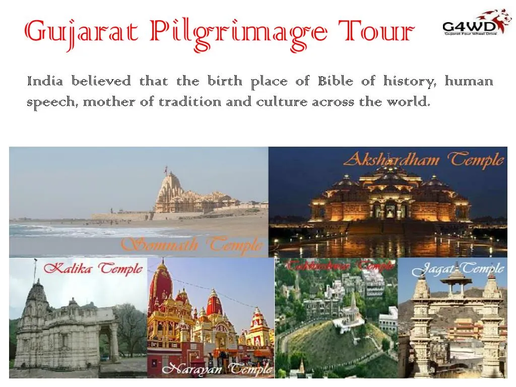 travel brochure of gujarat ppt