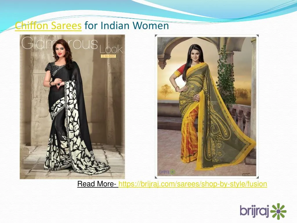 PPT - Chiffon Sarees For Indian Women PowerPoint Presentation, Free ...