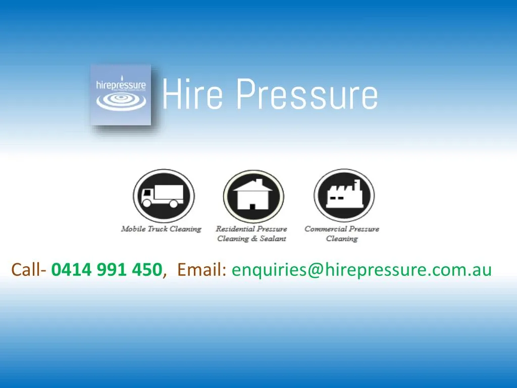hire pressure n.
