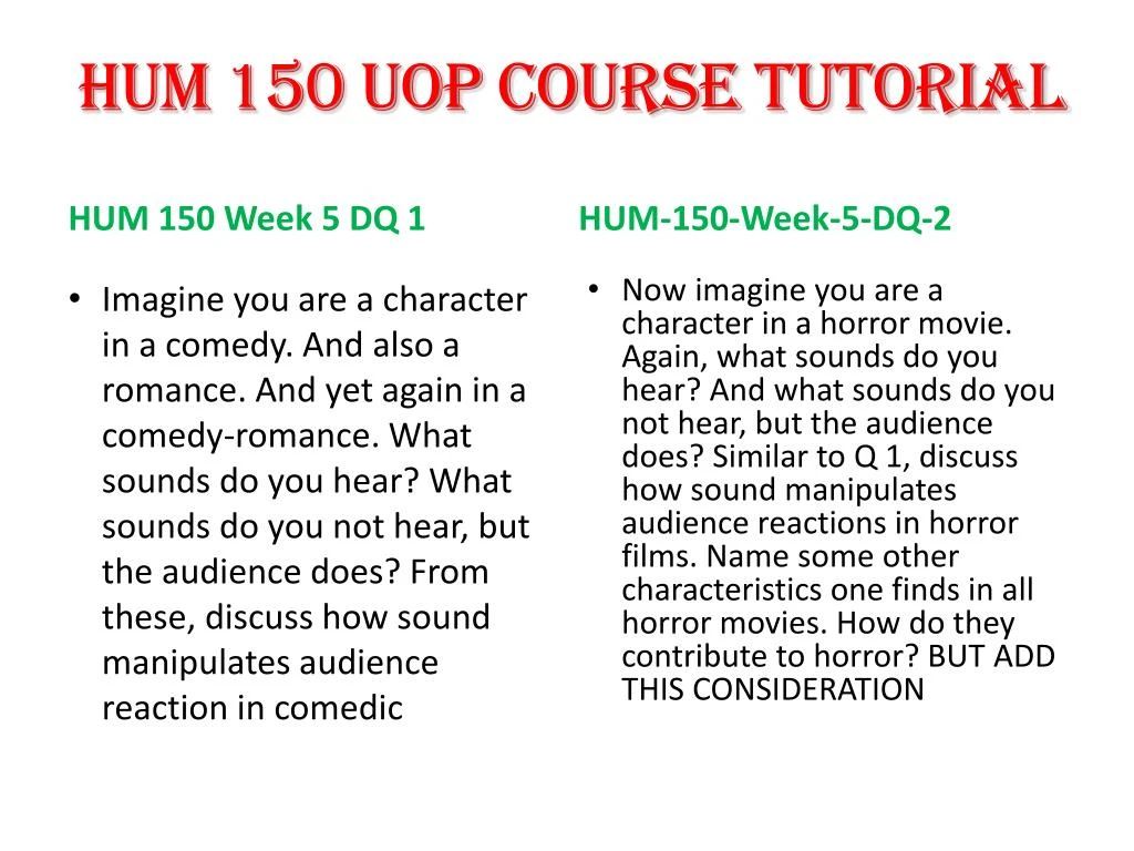 hum 150 week 2 hum 150 week 2