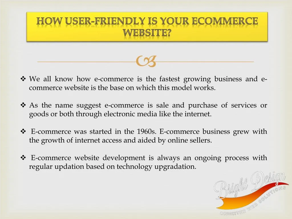 how user friendly is your ecommerce website n.