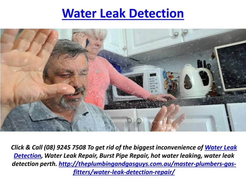 water leak detection n.