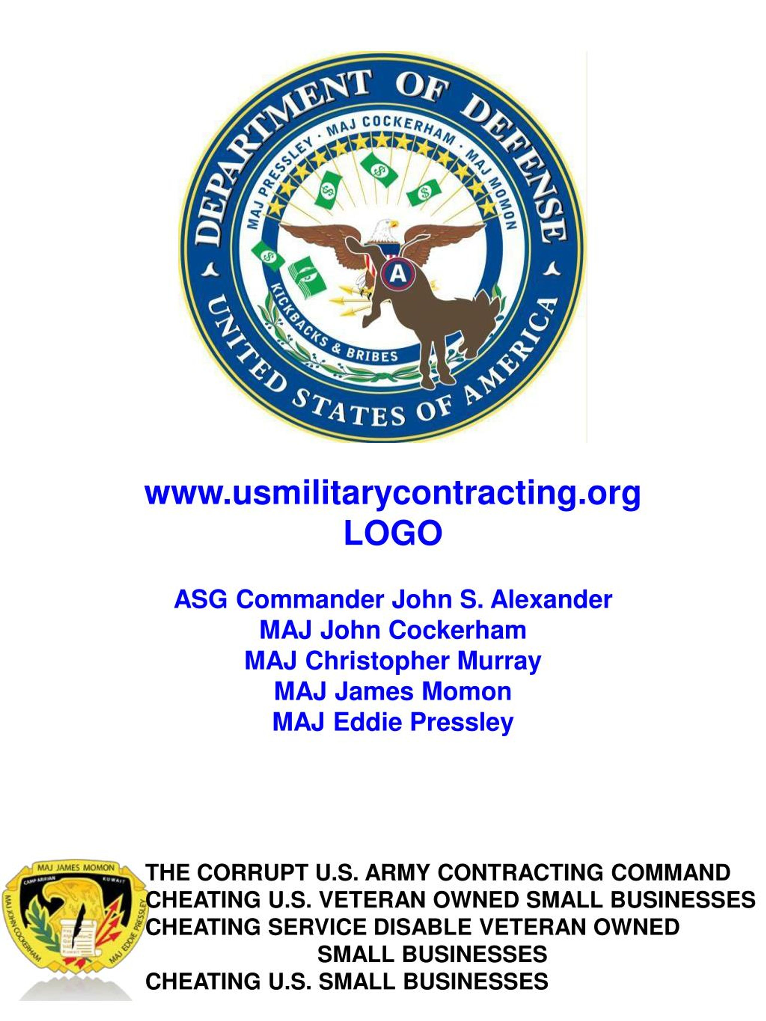 PPT - Blog 50 USMC 20150730 www.usmilitarycontracting.org Logo ...