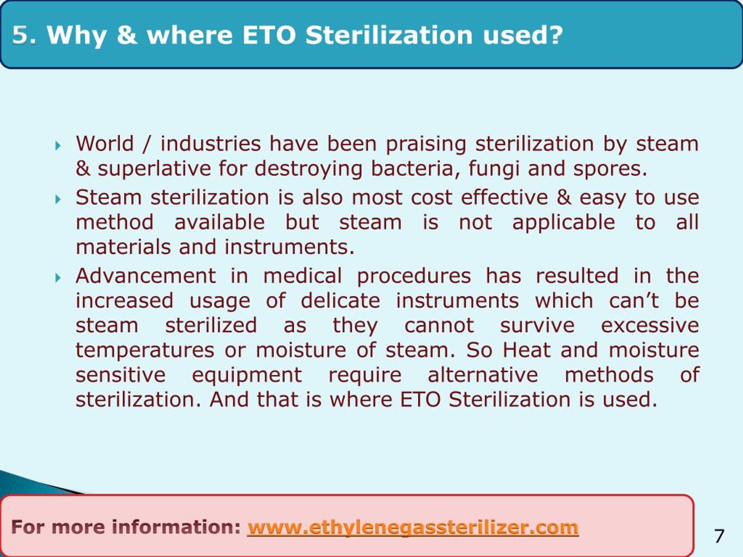 PPT Introduction to eto sterilizer and Sterilization process