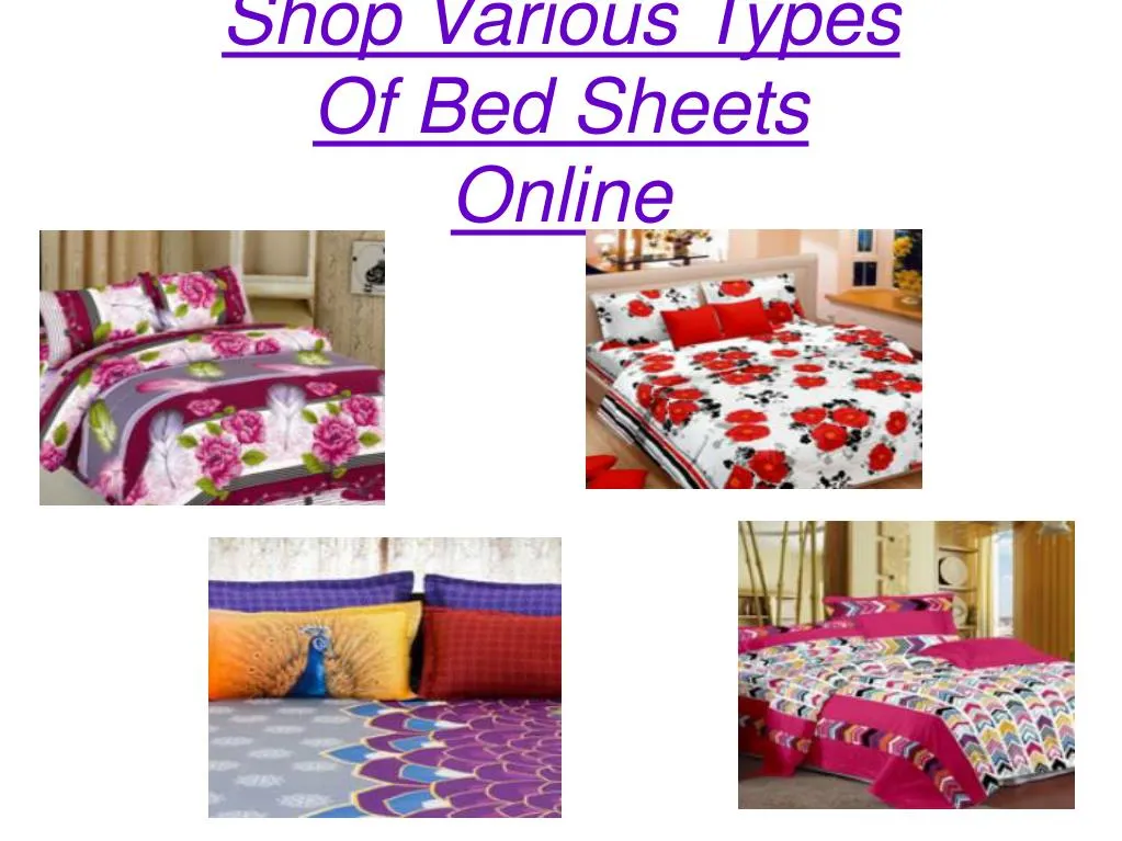shop various types of bed sheets online n.