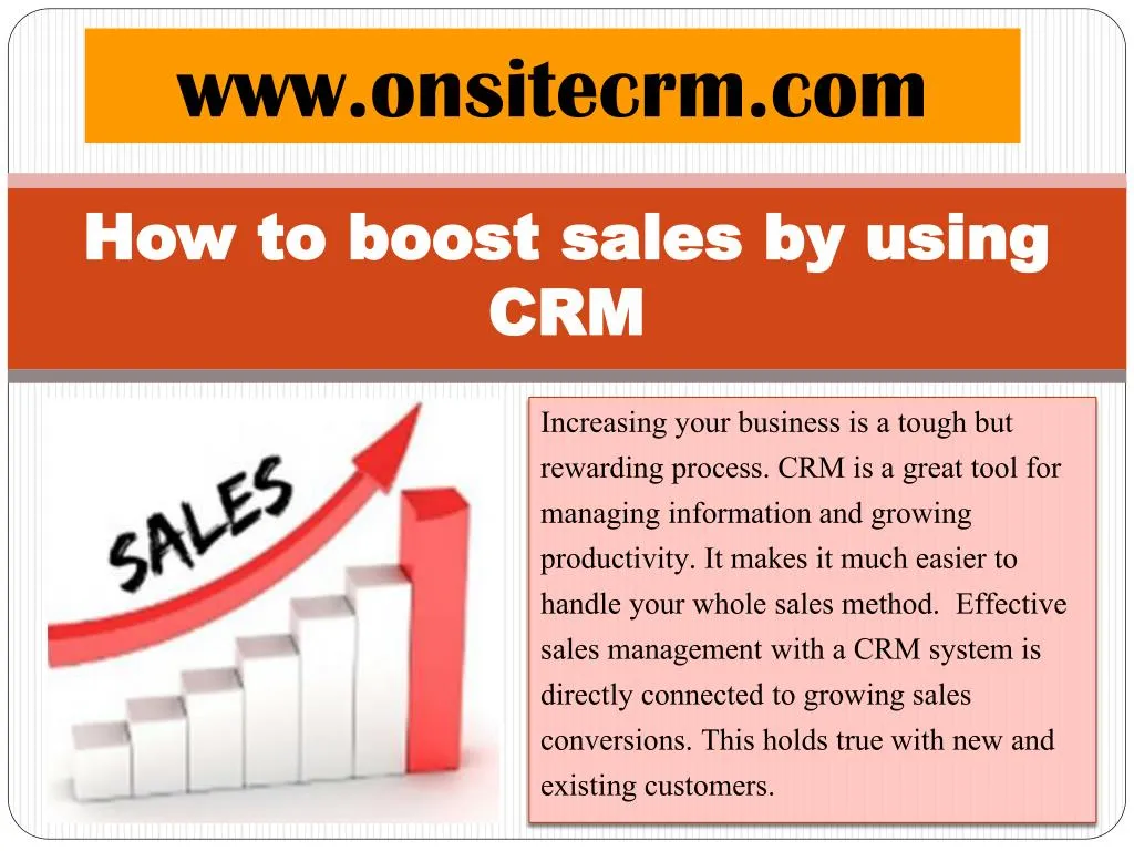 PPT - How To Boost Sales By Using CRM PowerPoint Presentation, Free ...