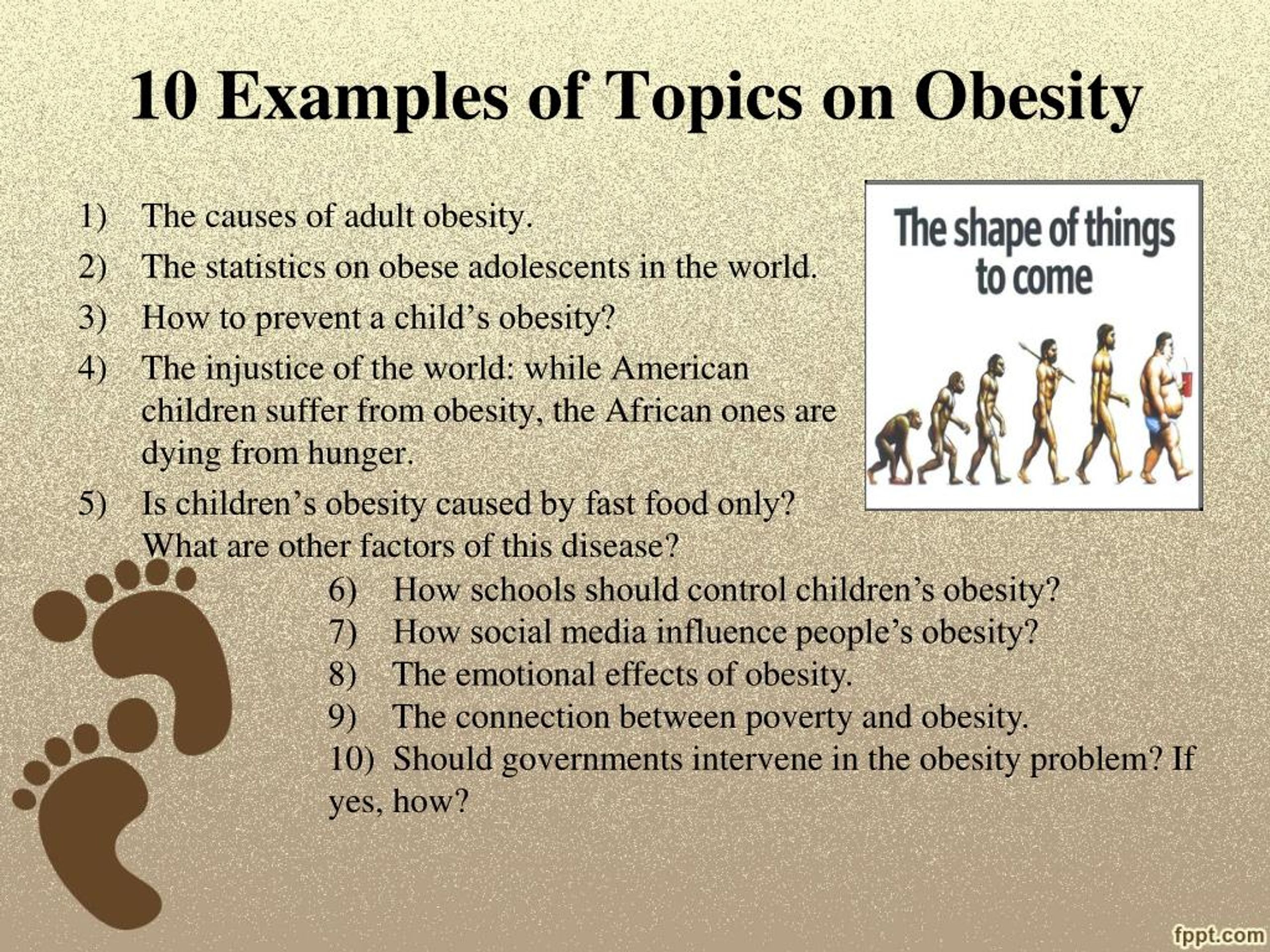 dissertation topics on obesity