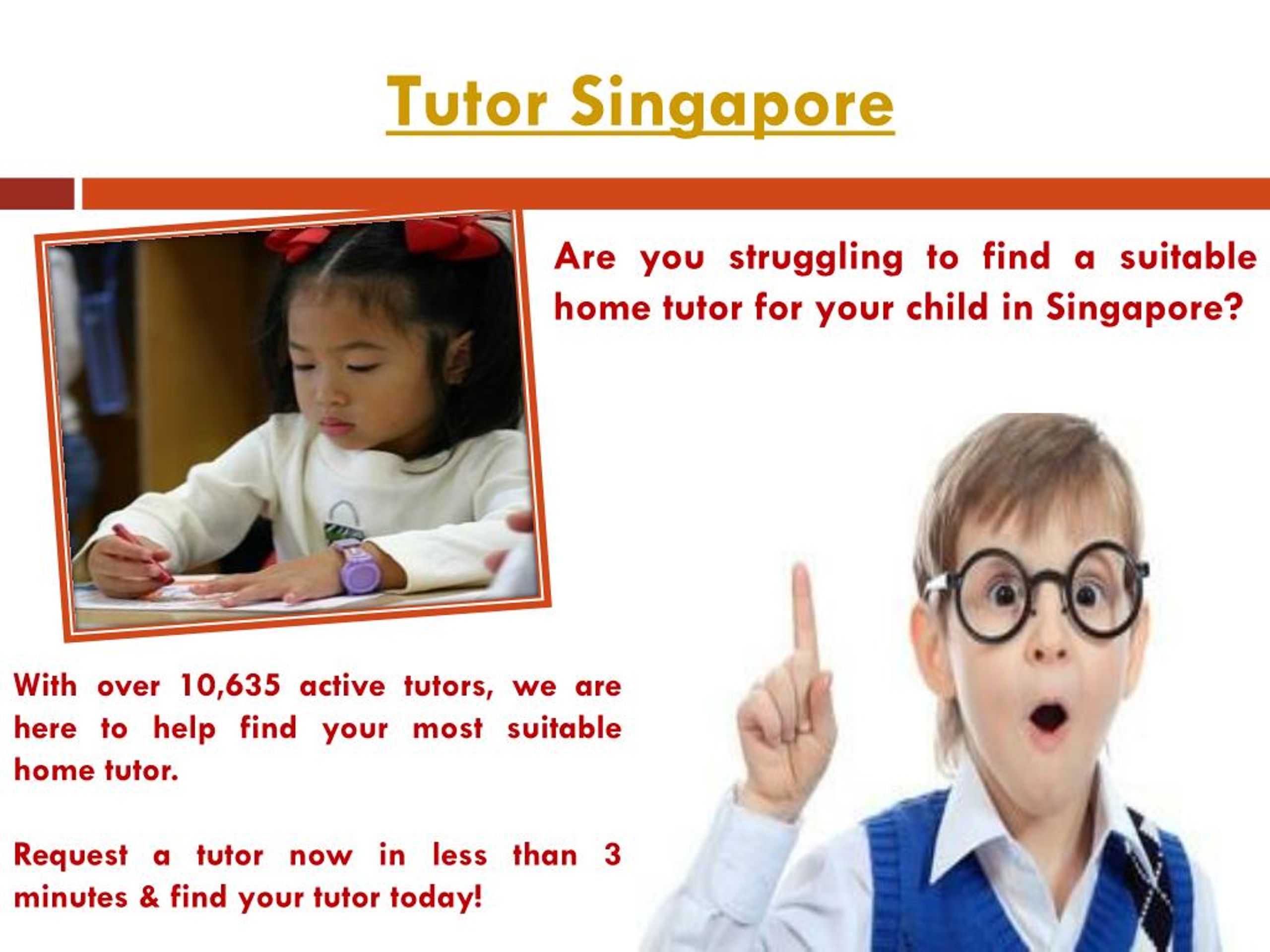tutor assignments singapore