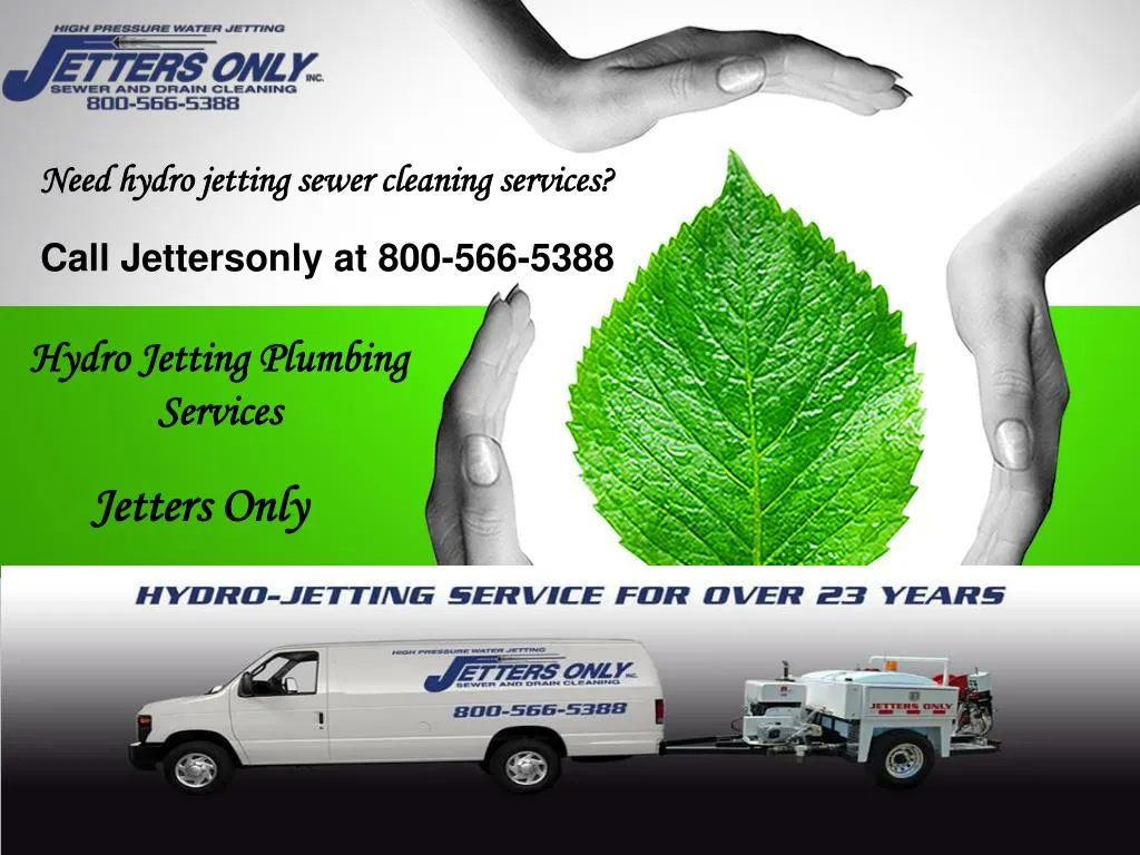 hydro jetting plumbing services n.