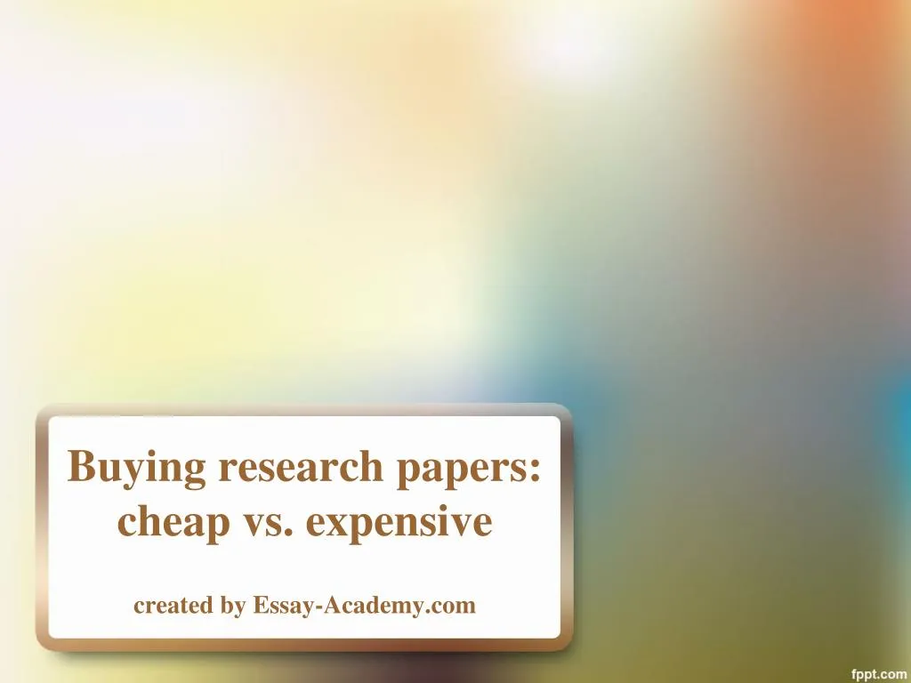 buying essay papers