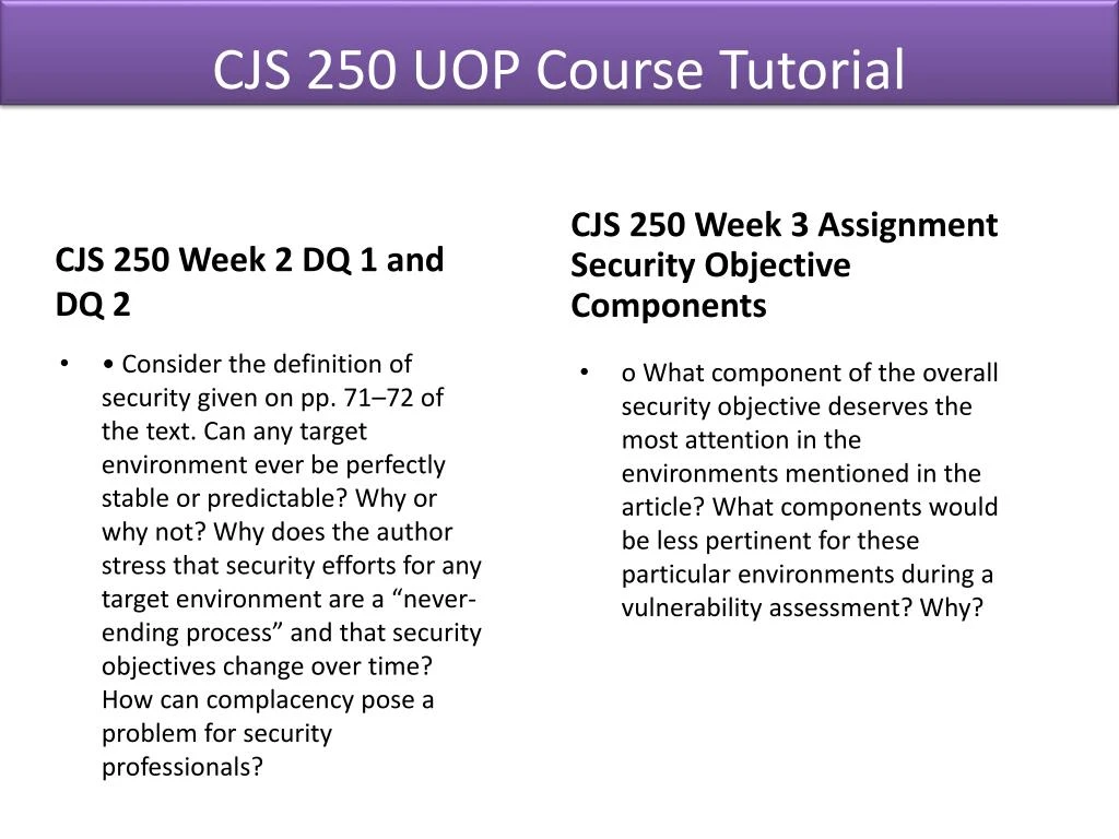 security objective security objective