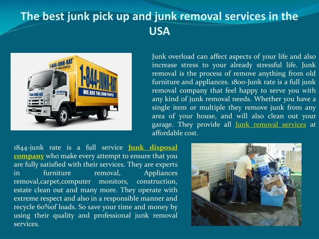 Ppt The Best Junk Pick Up And Junk Removal Services In The Usa