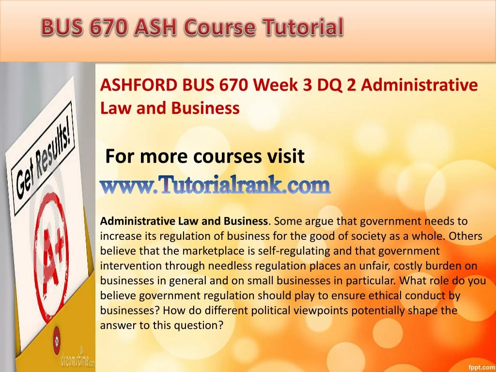 bus670 week 6 discussion 2 bus670 week 6 discussion 2