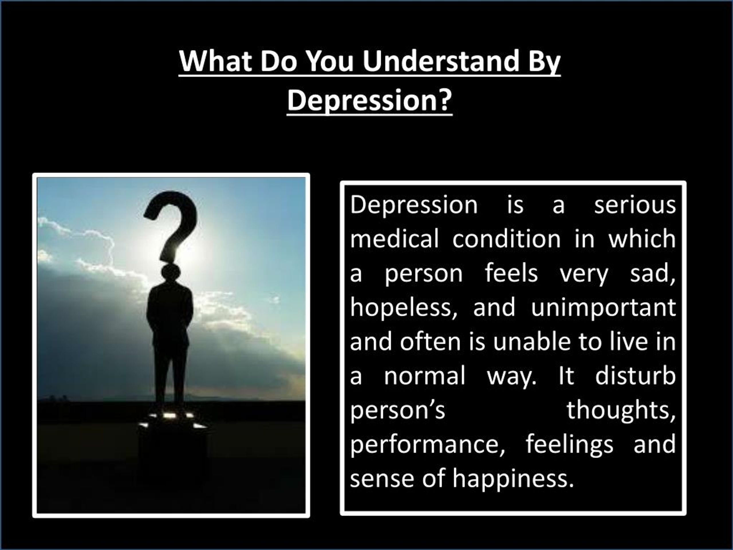 presentation on depression