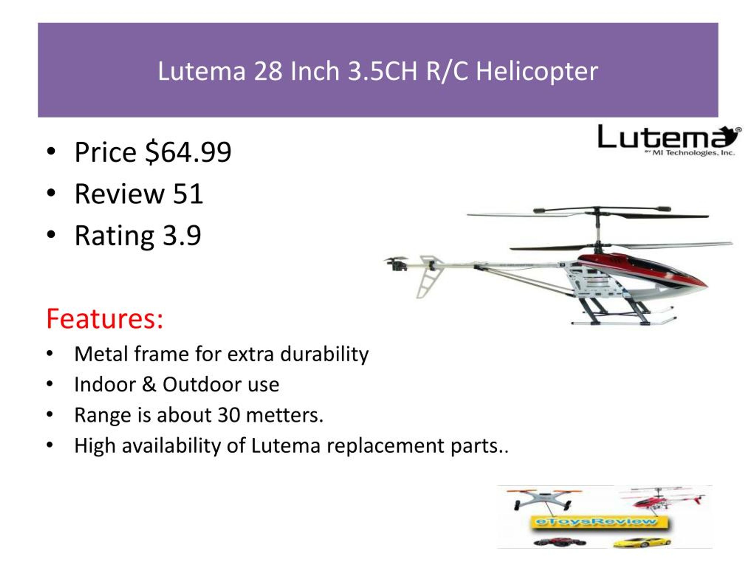 lutema helicopter parts