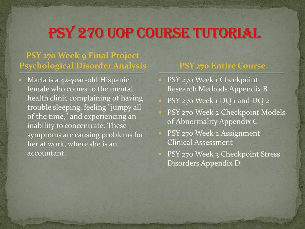 psy270 checkpoint models of abnormality Read this essay on psy 270 assist the learning interface/psy270assistdotcom 270 week 2 checkpoint models of abnormality psy 270 week 2 checkpoint models. psy270 checkpoint models of abnormality Read this essay on psy 270 assist the learning interface/psy270assistdotcom 270 week 2 checkpoint models of abnormality psy 270 week 2 checkpoint models.