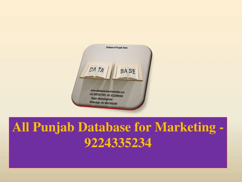 all punjab database for marketing 9224335234 n.