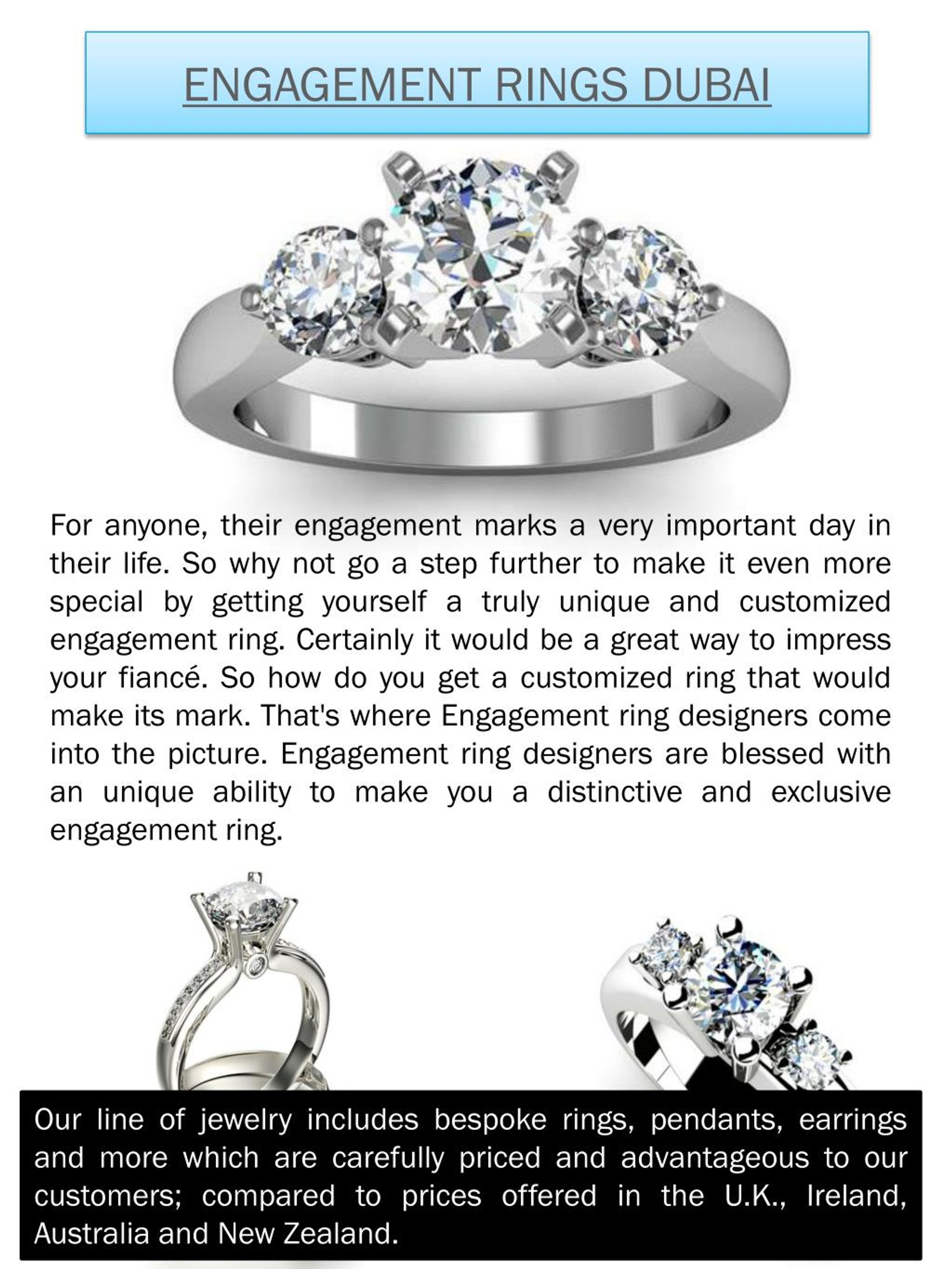 PPT - Engagement Rings Dubai PowerPoint Presentation, free download ...