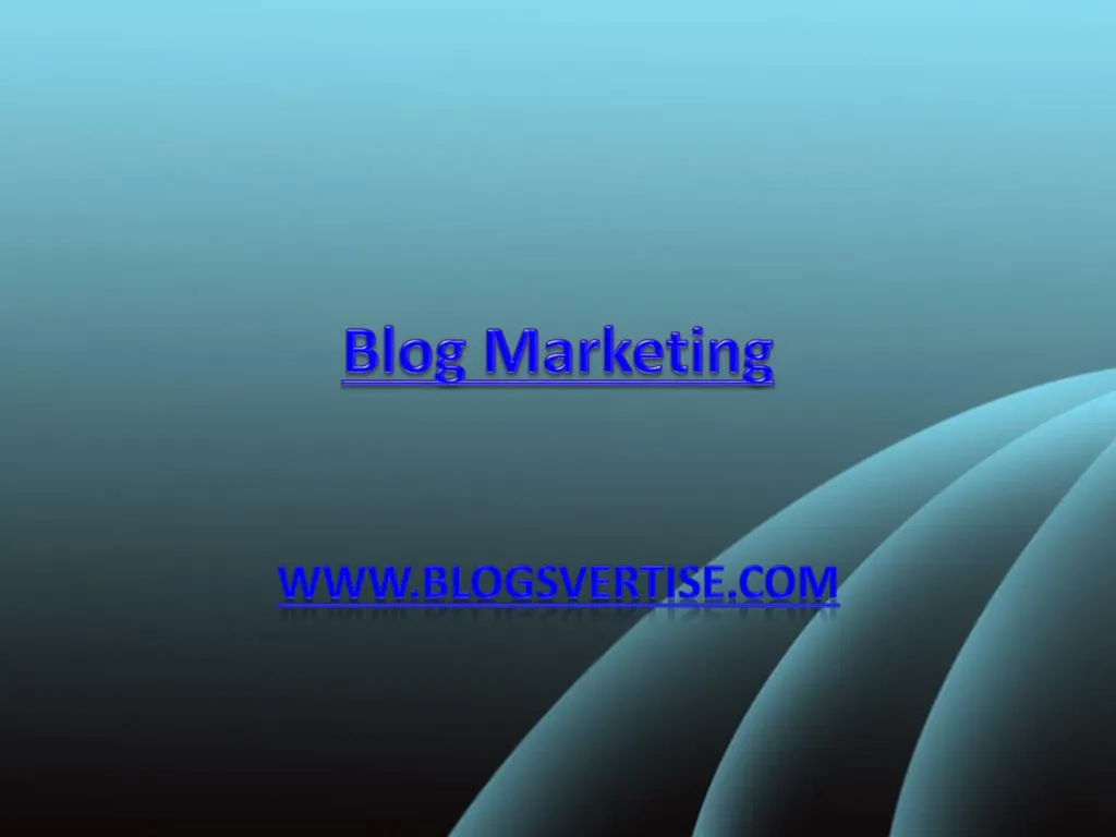 blog marketing n.
