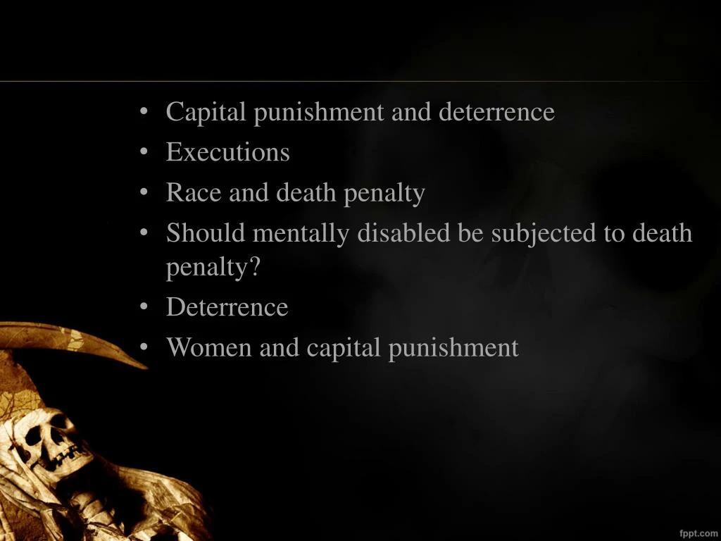 capital punishment as a deterrent essays As deterrent against crime buy essay on morality of capital punishment now this is a free essay on the morality of capital punishment. capital punishment as a deterrent essays As deterrent against crime buy essay on morality of capital punishment now this is a free essay on the morality of capital punishment.