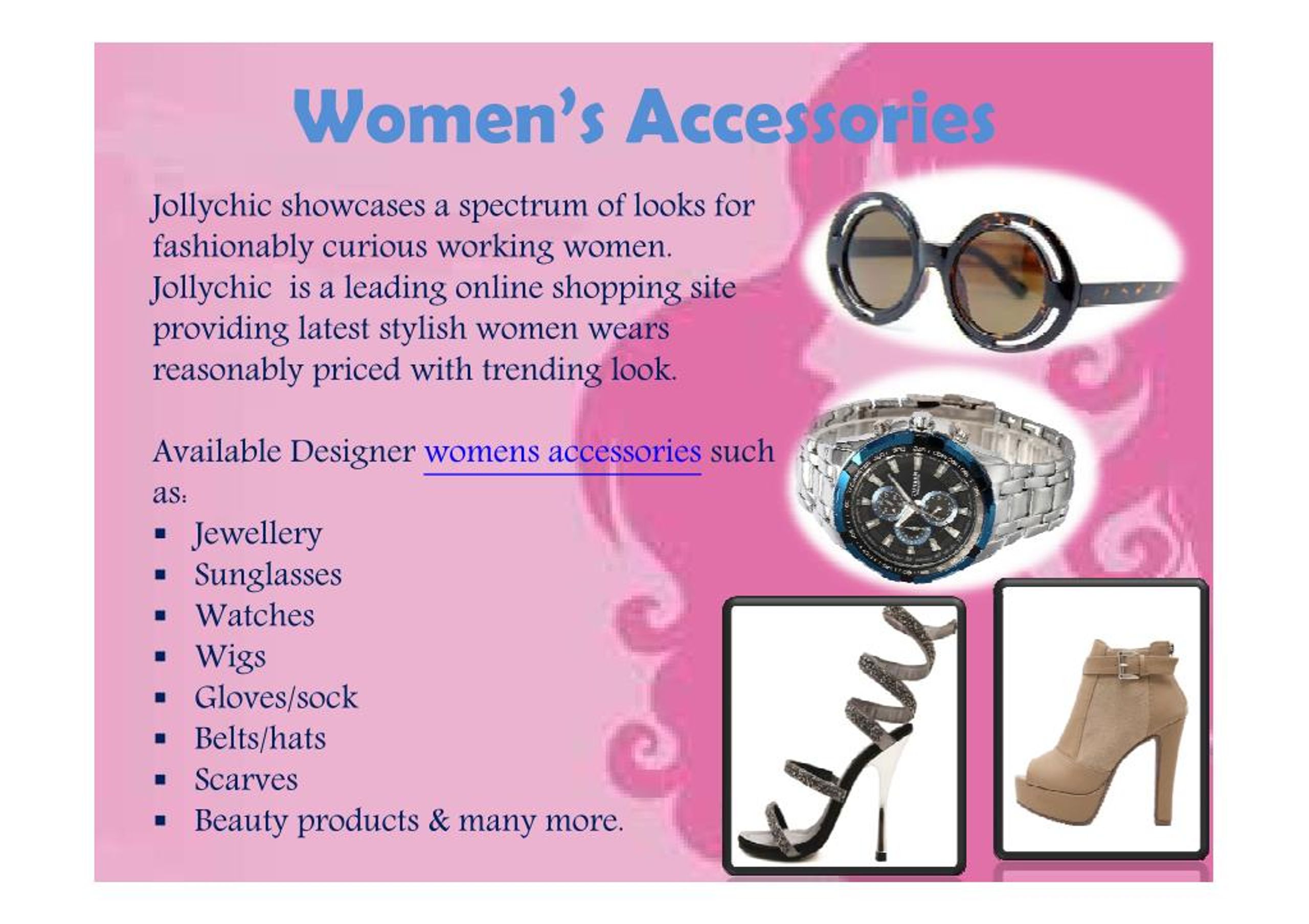 presentation about accessories
