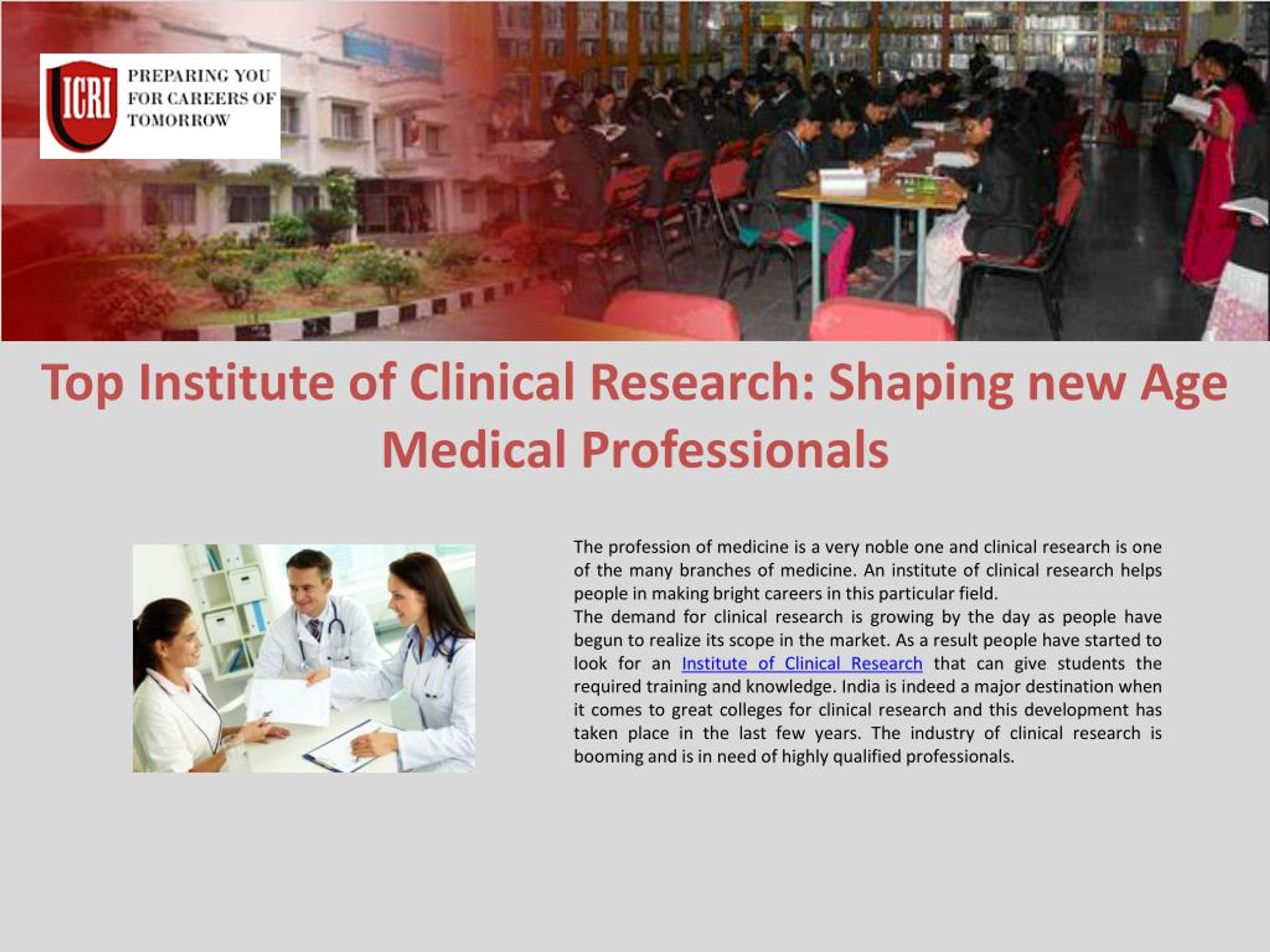 clinical research institute s.c