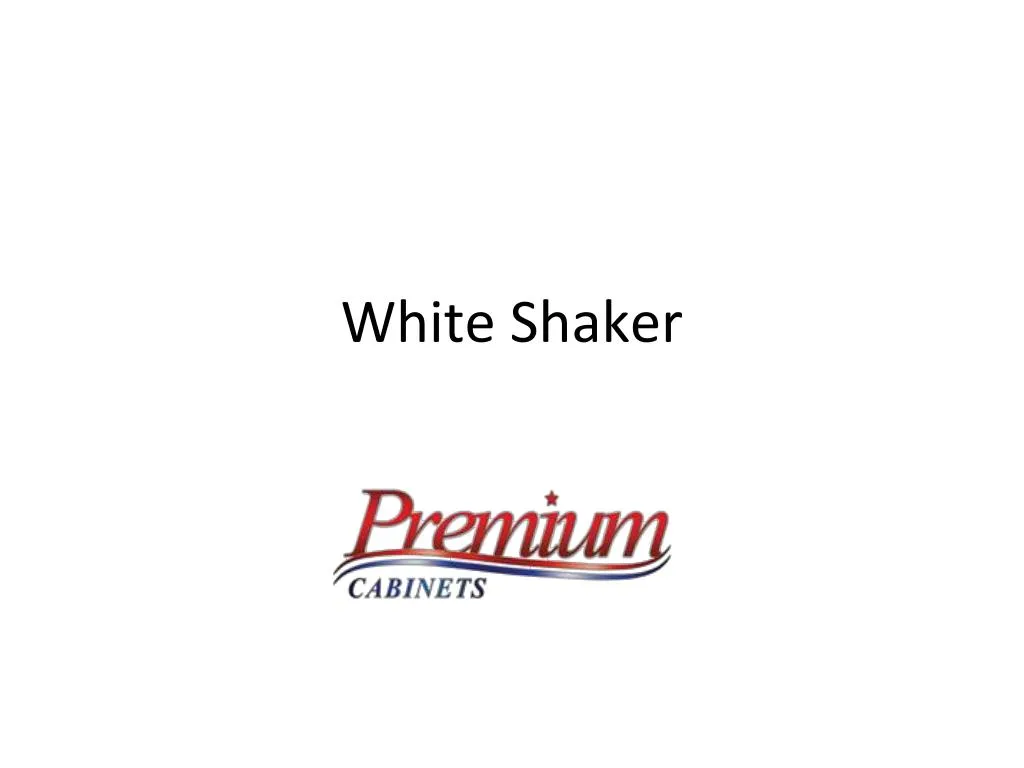 white shaker n.