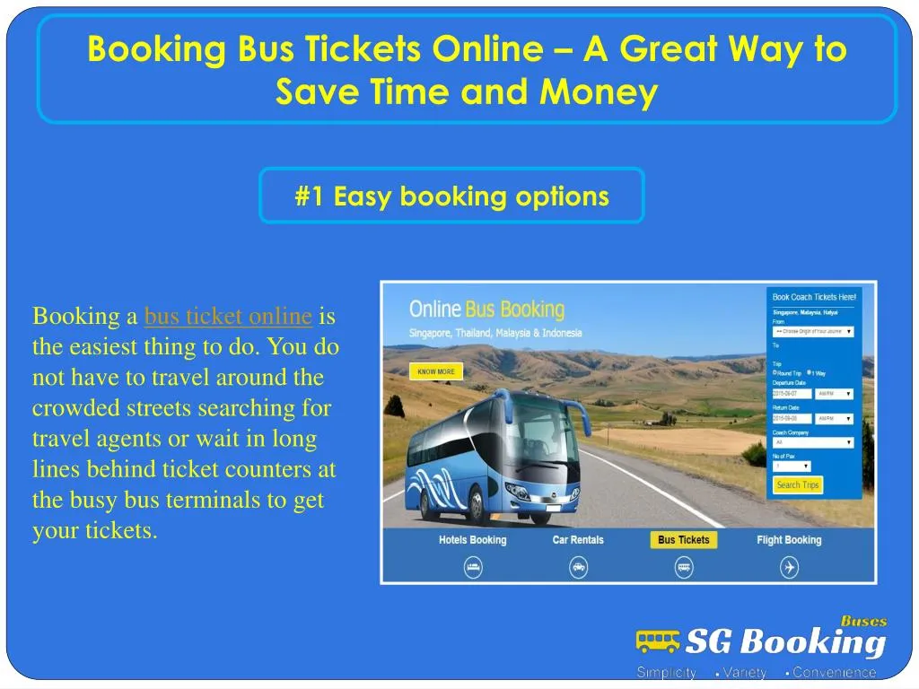 Bus easy ticket book