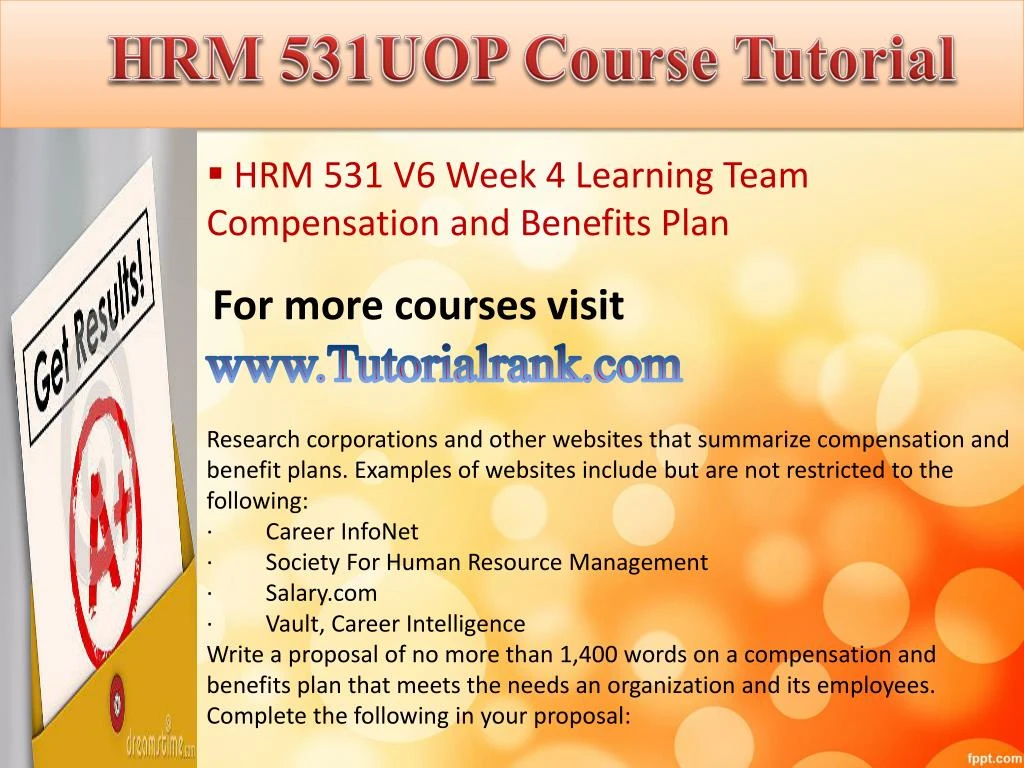 career management week 4 hrm 531 career management week 4 hrm 531