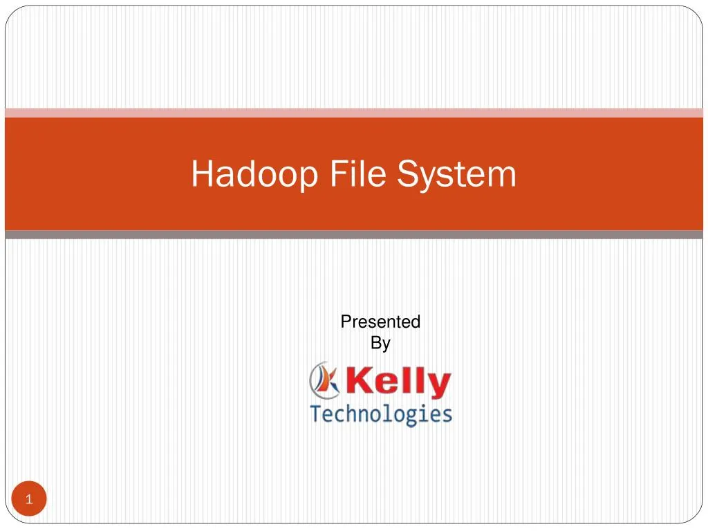 hadoop file system n.